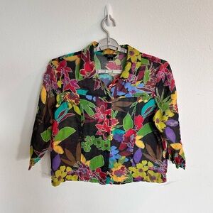 Toni Morgan Women’s Floral Jacket/Top

Size L
